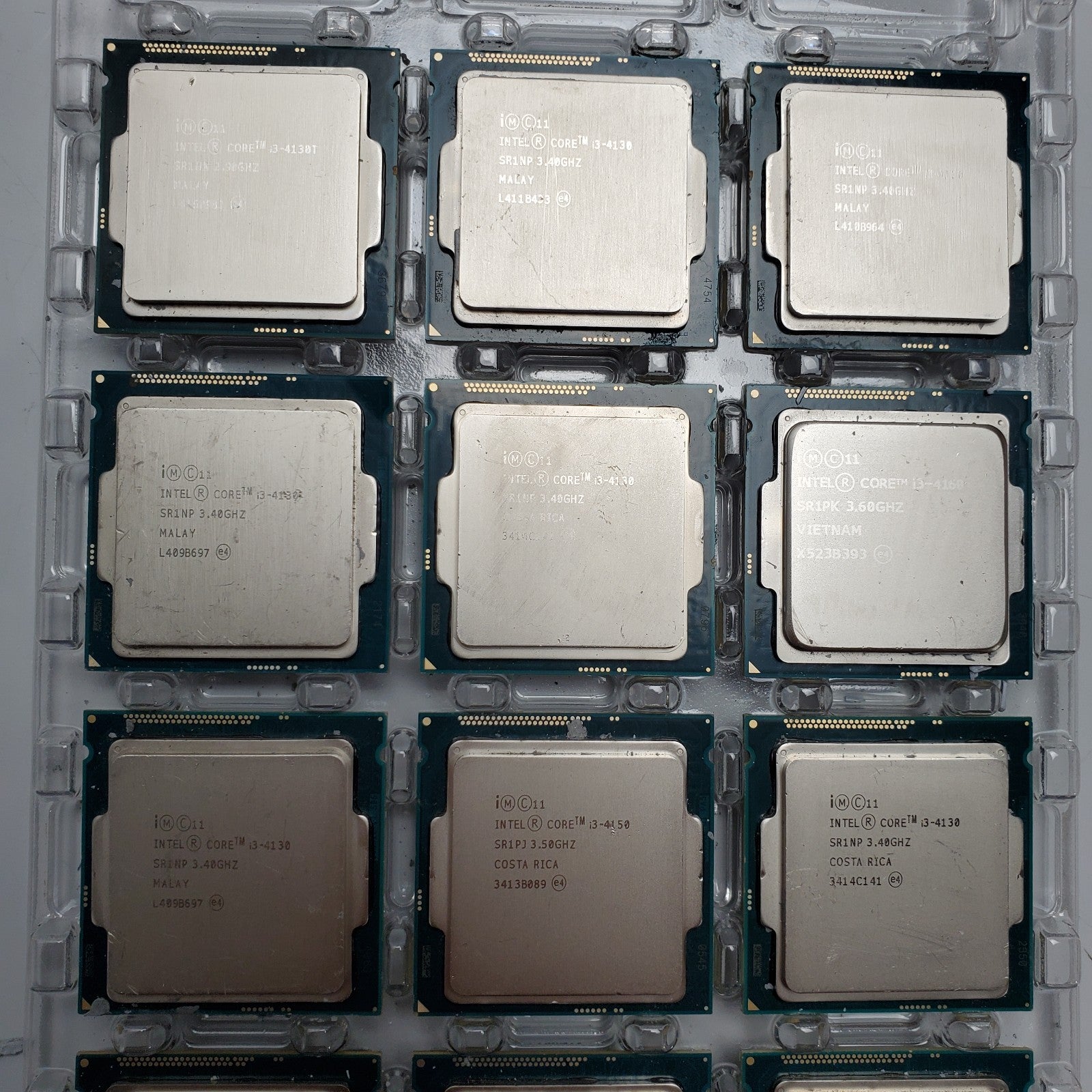 (Lot of 118) Intel 4th Gen Core i3 i5 i7 Desktop CPUs – Mixed Processor Lot READ9