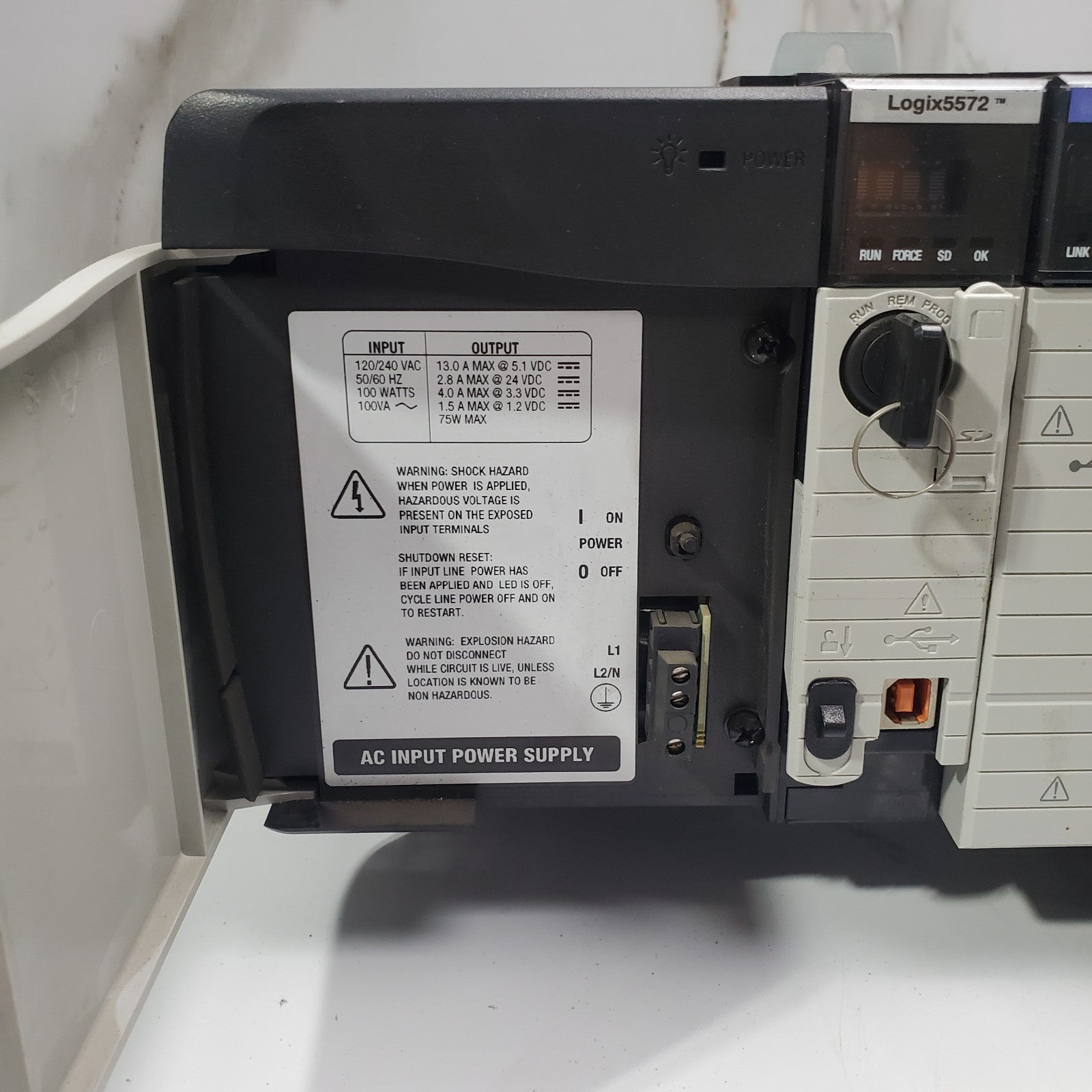 Allen Bradley Control Logix5572 Bundle Keys | EtherNet/IP & DC Modules (READ)5