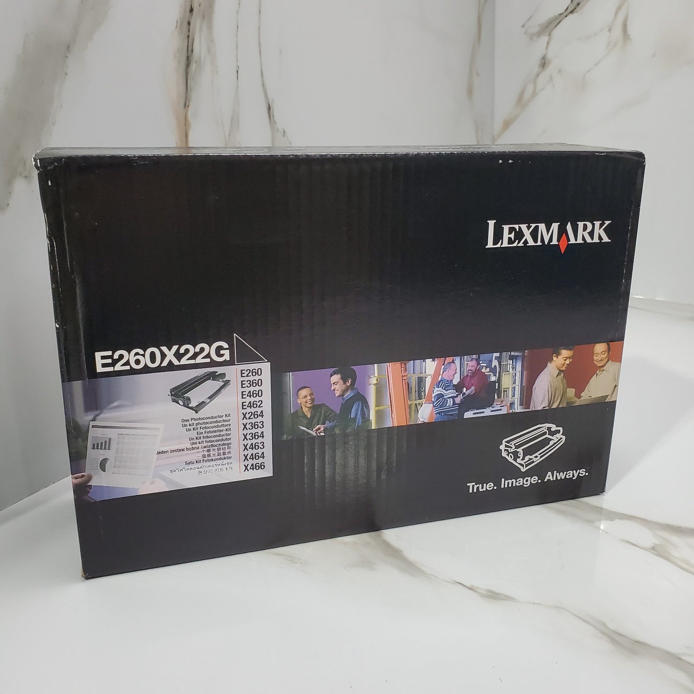 Lexmark E260X22G Black Drum Toner Cartridge0