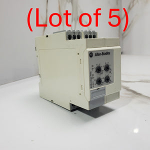 (Lot of 5) AllenBradley 813SV3480V SerB voltage relay 440/480 VAC 24 VDC0