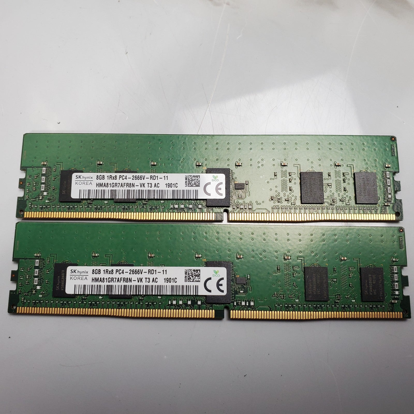 (Lot of 36) Mixed 8GB DDR4 Ram Sticks ECC Server Memory Mix Brand/Speed9