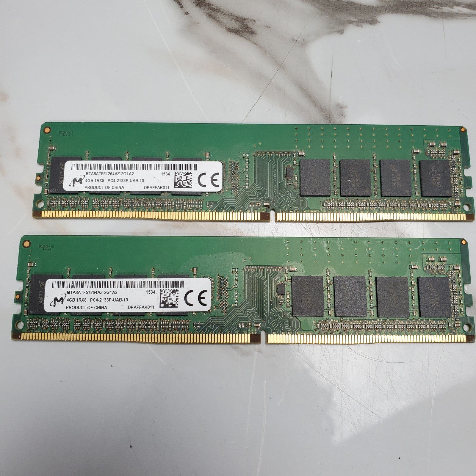 (LOT OF 42) MIXED MAJOR BRAND 4GB DDR4 Memory RAM/Mix Speed*READ*4