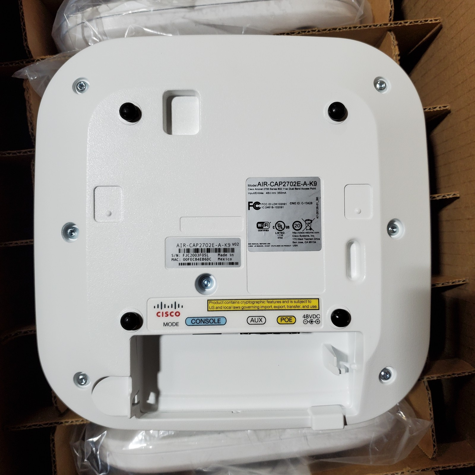 (lot of 10) Cisco AIRCAP2702EAK9 Wireless Access Point *Read*2