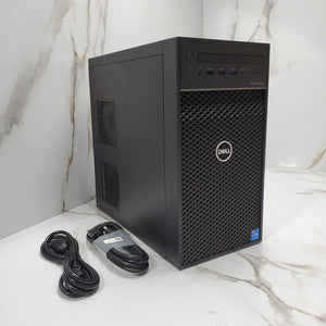 Dell Precision 3650 Tower PC Intel i7 11th 32GB Ram 512GB NVMe NVIDIA T1000 4GB0