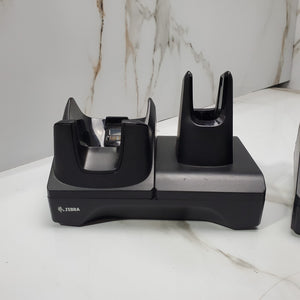 (Lot of 2) ZEBRA SHARECRADLEME CRDTC8X2SUCHG01 2 SLOT CRADLE No CHARGER1