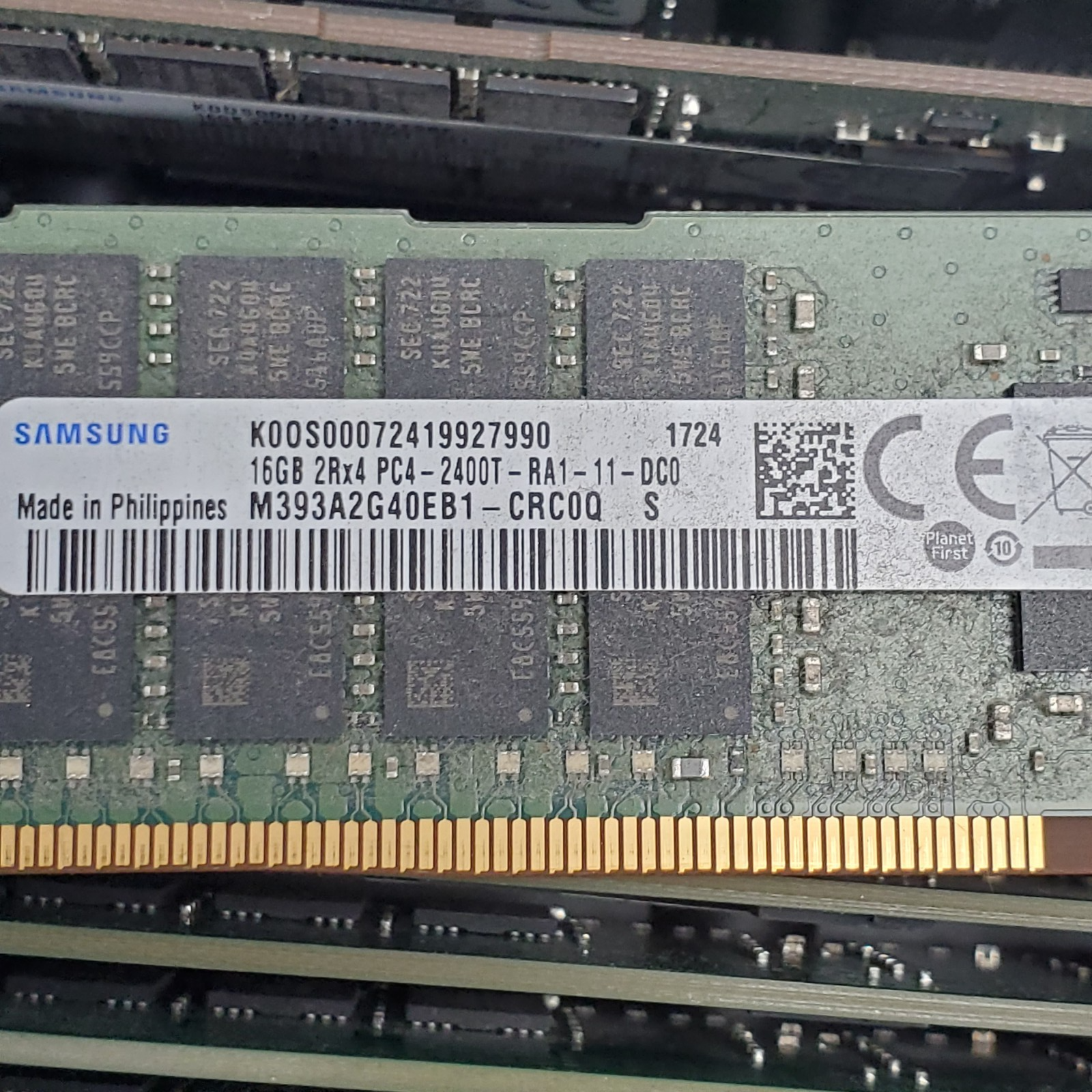 (Lot of 27) Assorted DDR4 ECC RDIMM 16GB RAM Modules  Mix Brand & Speeds4