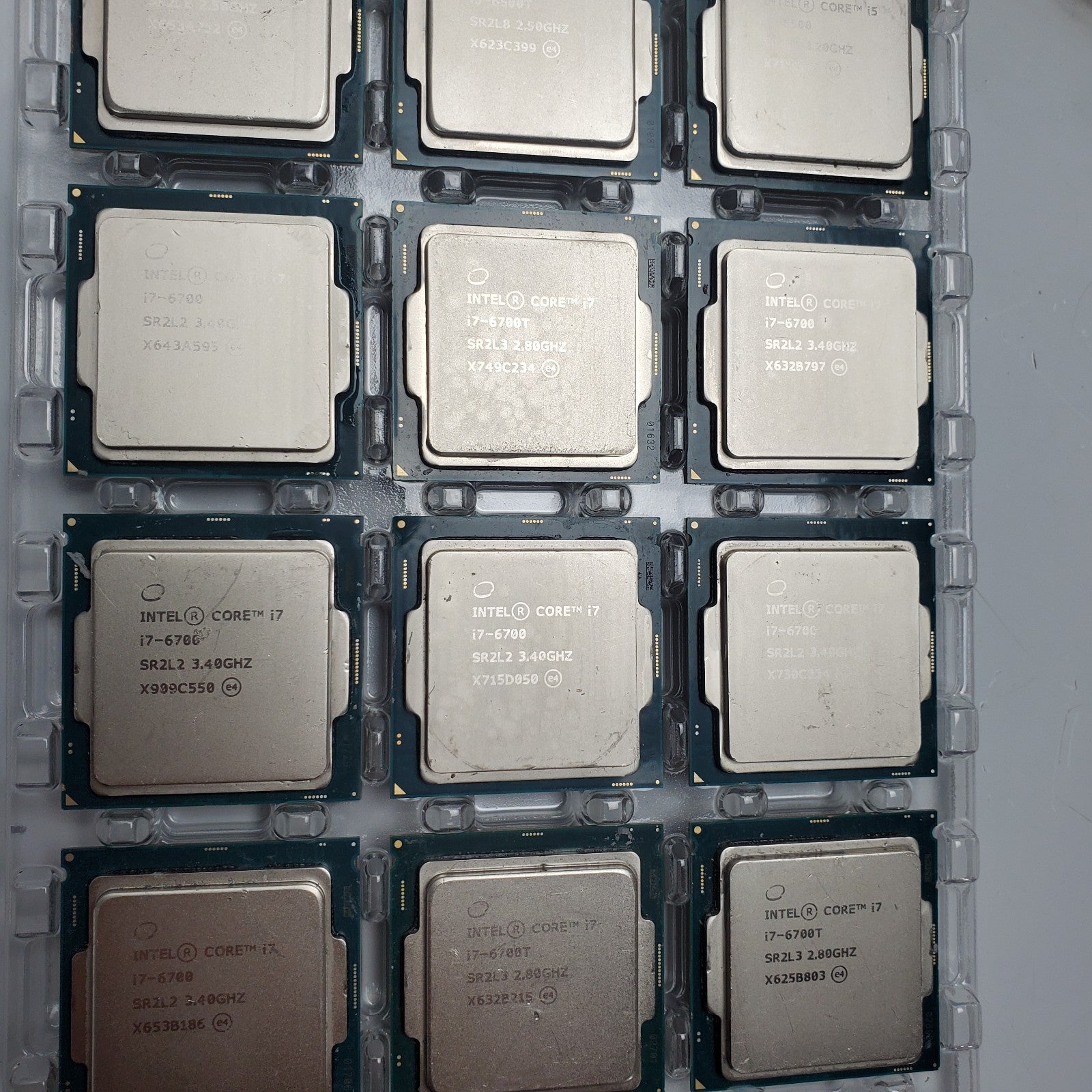 (Lot of 39) Intel 6th Gen Core i3 i5 i7 Desktop CPUs – Mixed Processor Lot *READ5