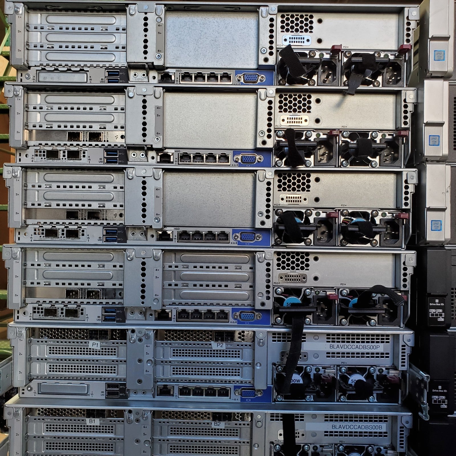 (Lot of 22) HP ProLiant DL380 G9/G10 Chassis W/CPU/PSU *Read Description*5