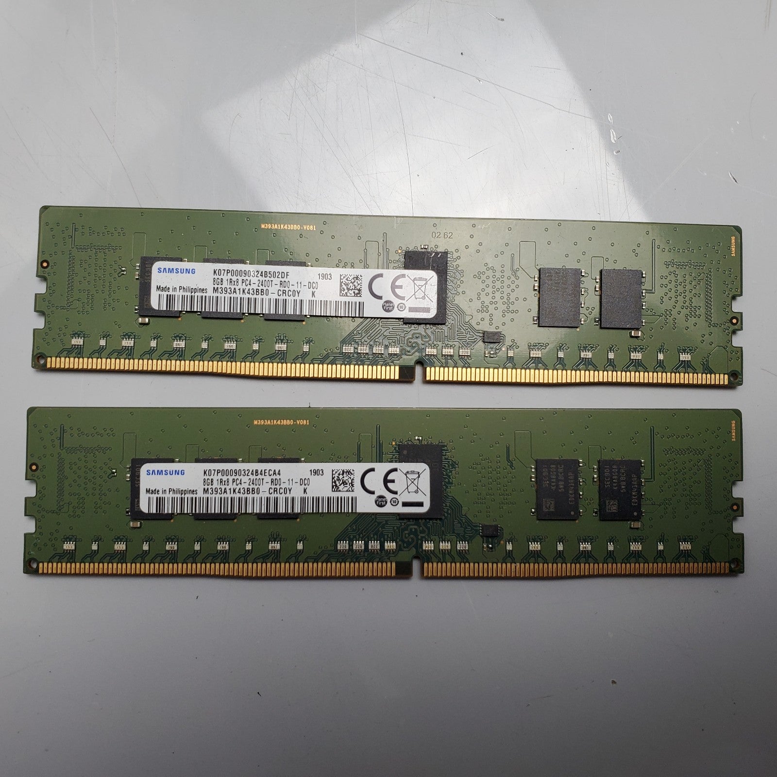 (Lot of 36) Mixed 8GB DDR4 Ram Sticks ECC Server Memory Mix Brand/Speed8