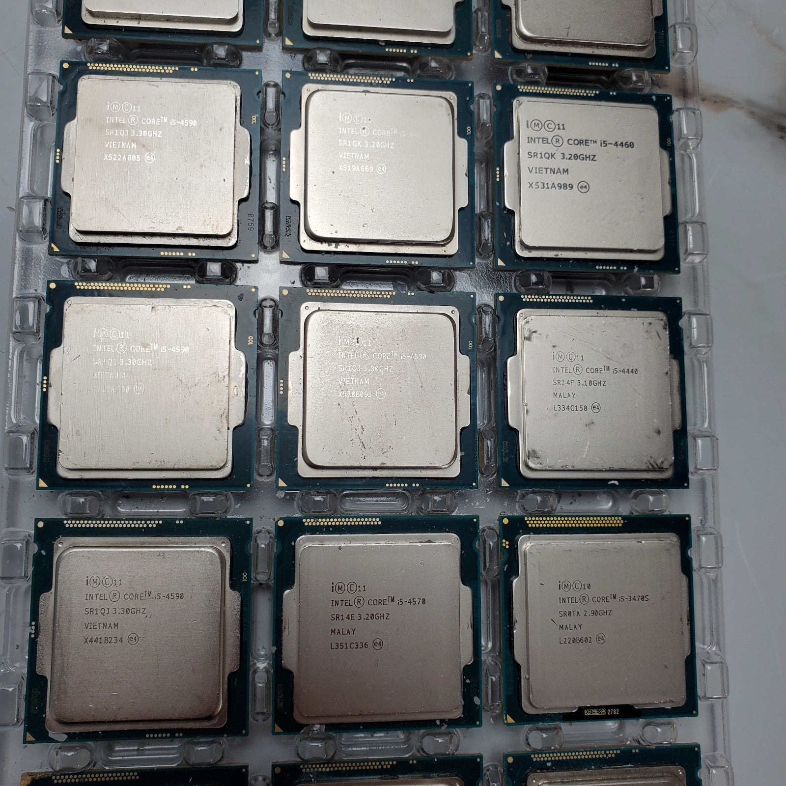(Lot of 118) Intel 4th Gen Core i3 i5 i7 Desktop CPUs – Mixed Processor Lot READ4