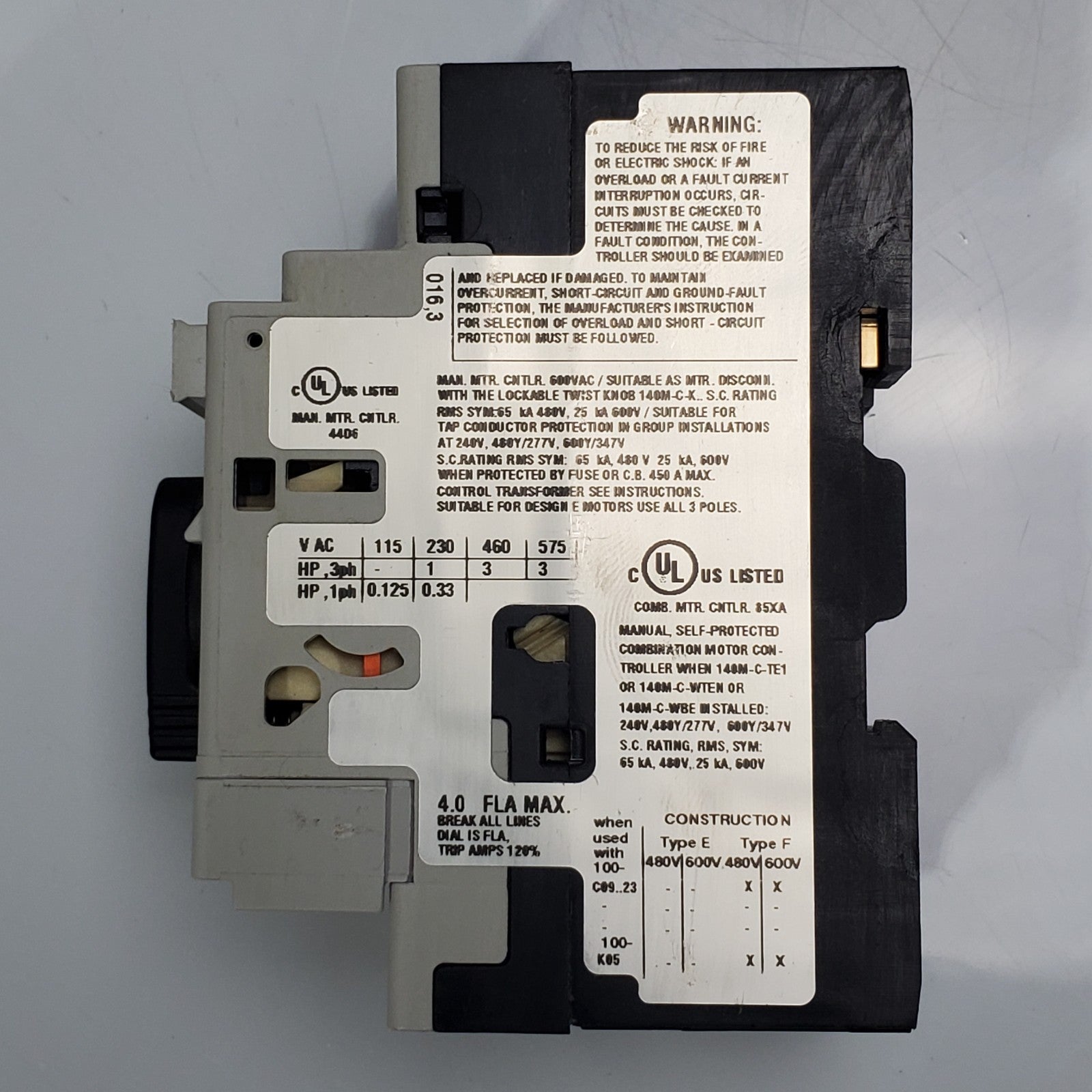 (Lot of 14) Allen Bradley 140MC2EB40 /C 140MC2E Circuit Breaker4