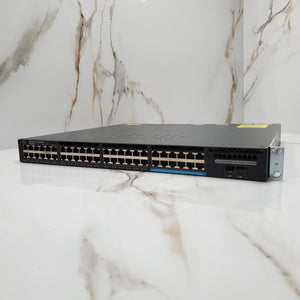 Cisco WSC365012X48FDS 2x 10G 3650 48x PoE+ Switch w/ Dual 1100W PSU0