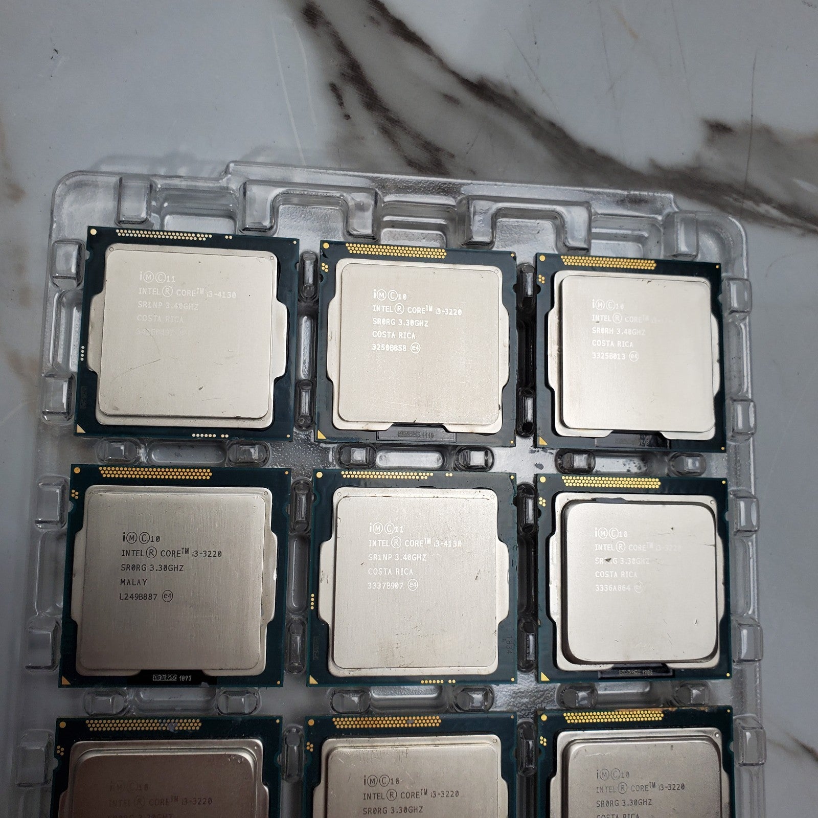 (Lot of 90) Intel 3rd Gen Core i3 i5 i7 Desktop CPUs – Mixed Processor Lot READ8