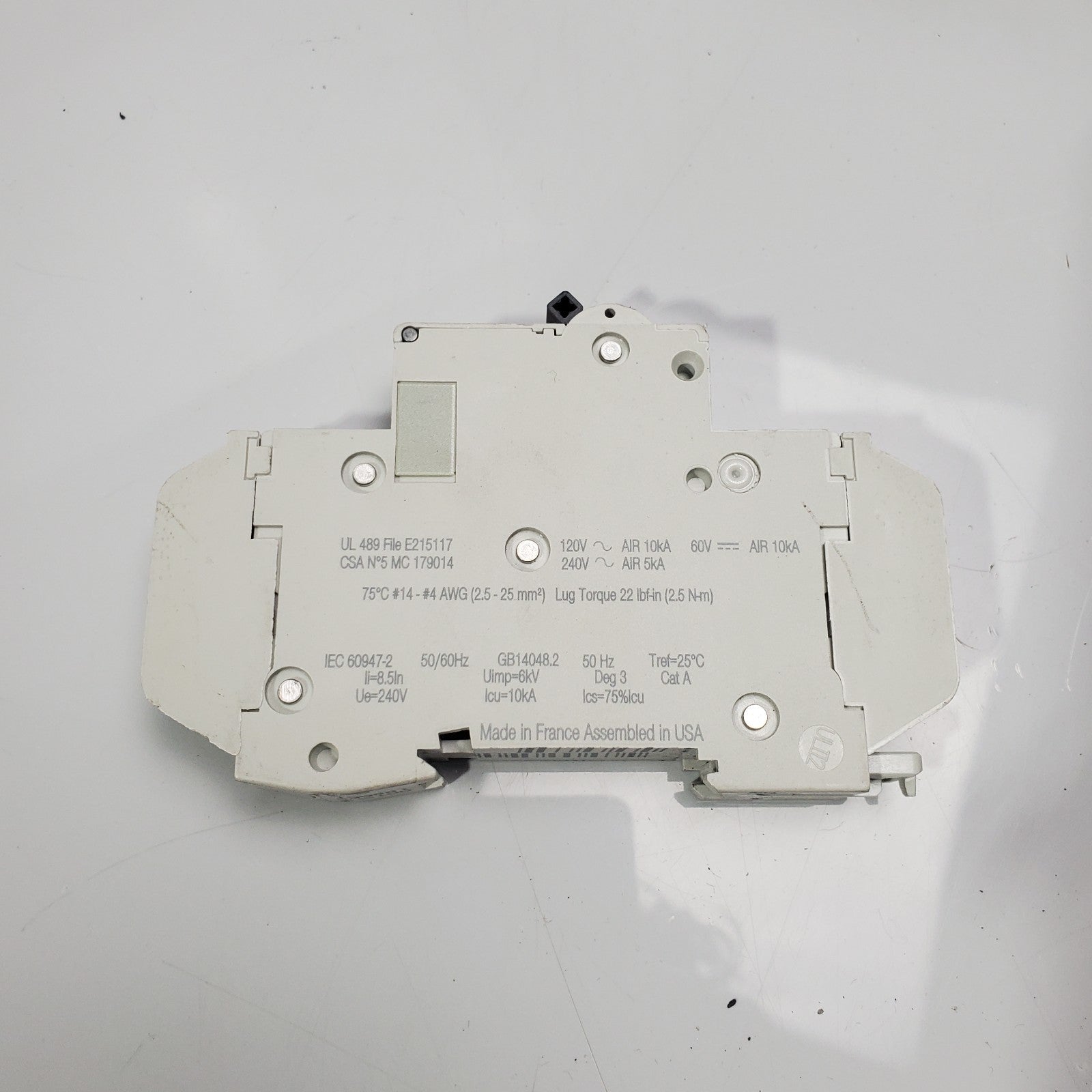 (Lot of 15) SCHNEIDER ELECTRIC 60112 C60 15A Multi 9 CIRCUIT BREAKER2