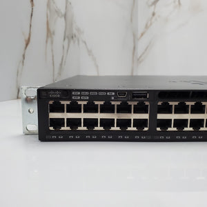 Cisco WSC365012X48FDS 2x 10G 3650 48x PoE+ Switch w/ Dual 1100W PSU1
