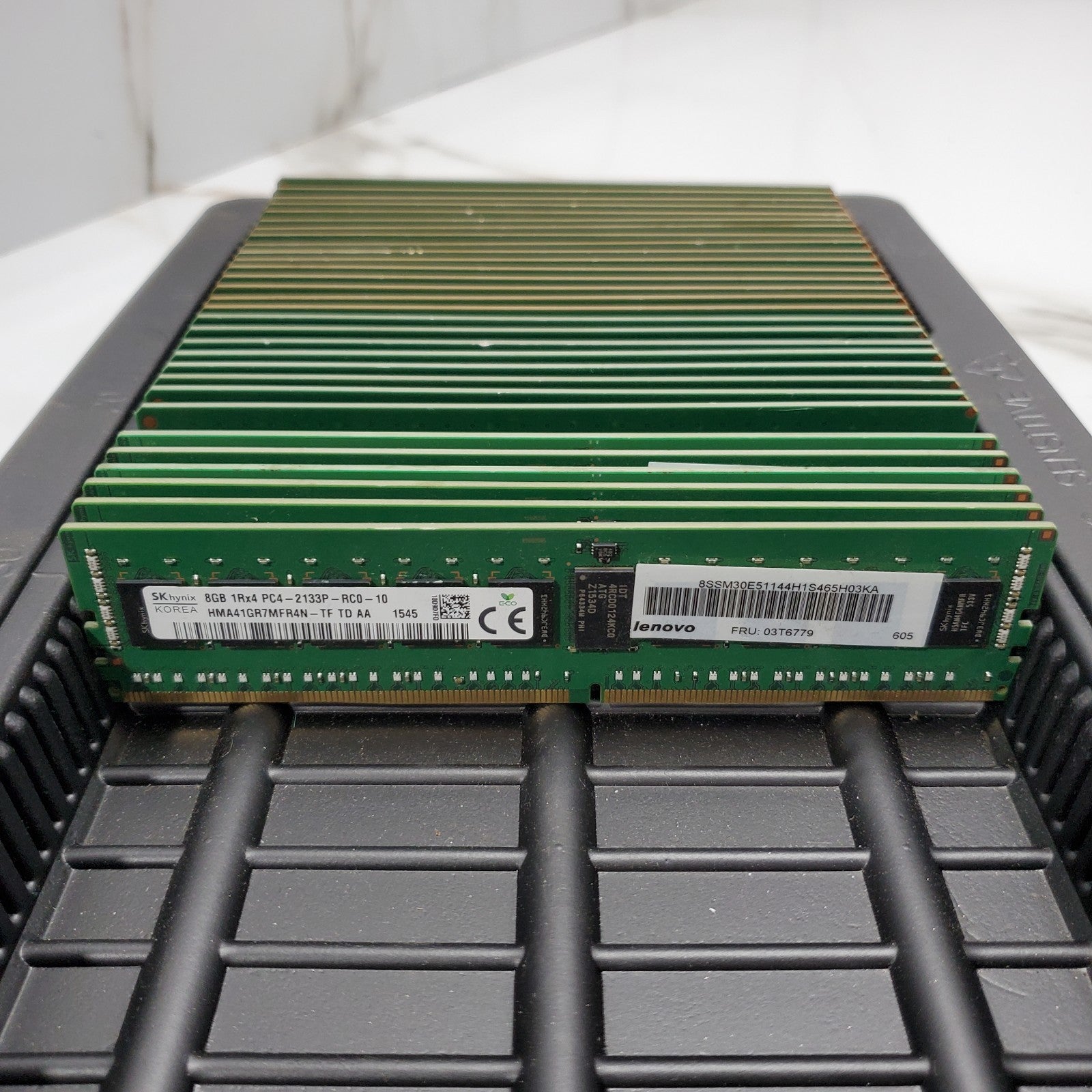 (Lot of 36) Mixed 8GB DDR4 Ram Sticks ECC Server Memory Mix Brand/Speed6