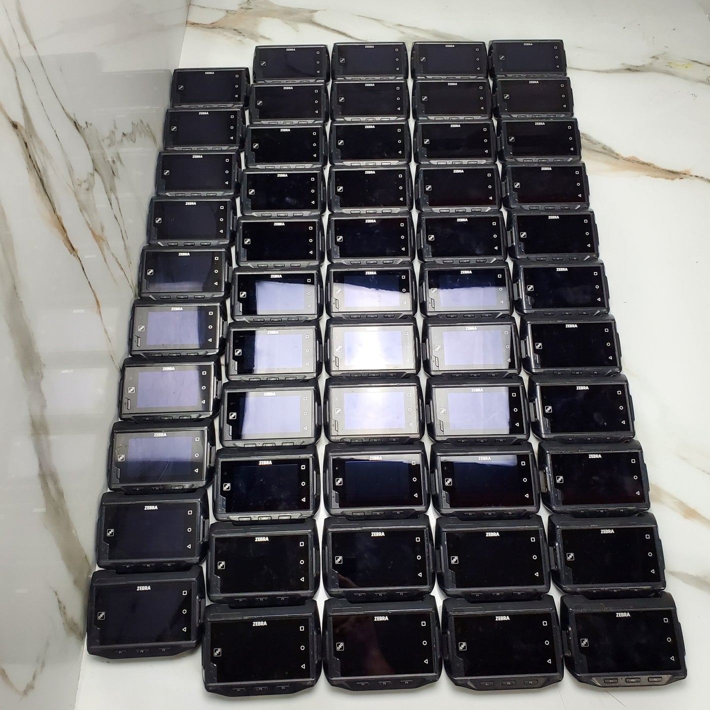 (Lot of 54) Zebra Wrist Android Computers WT6000 WT60A0TX2NEUS *FOR PARTS*READ*0