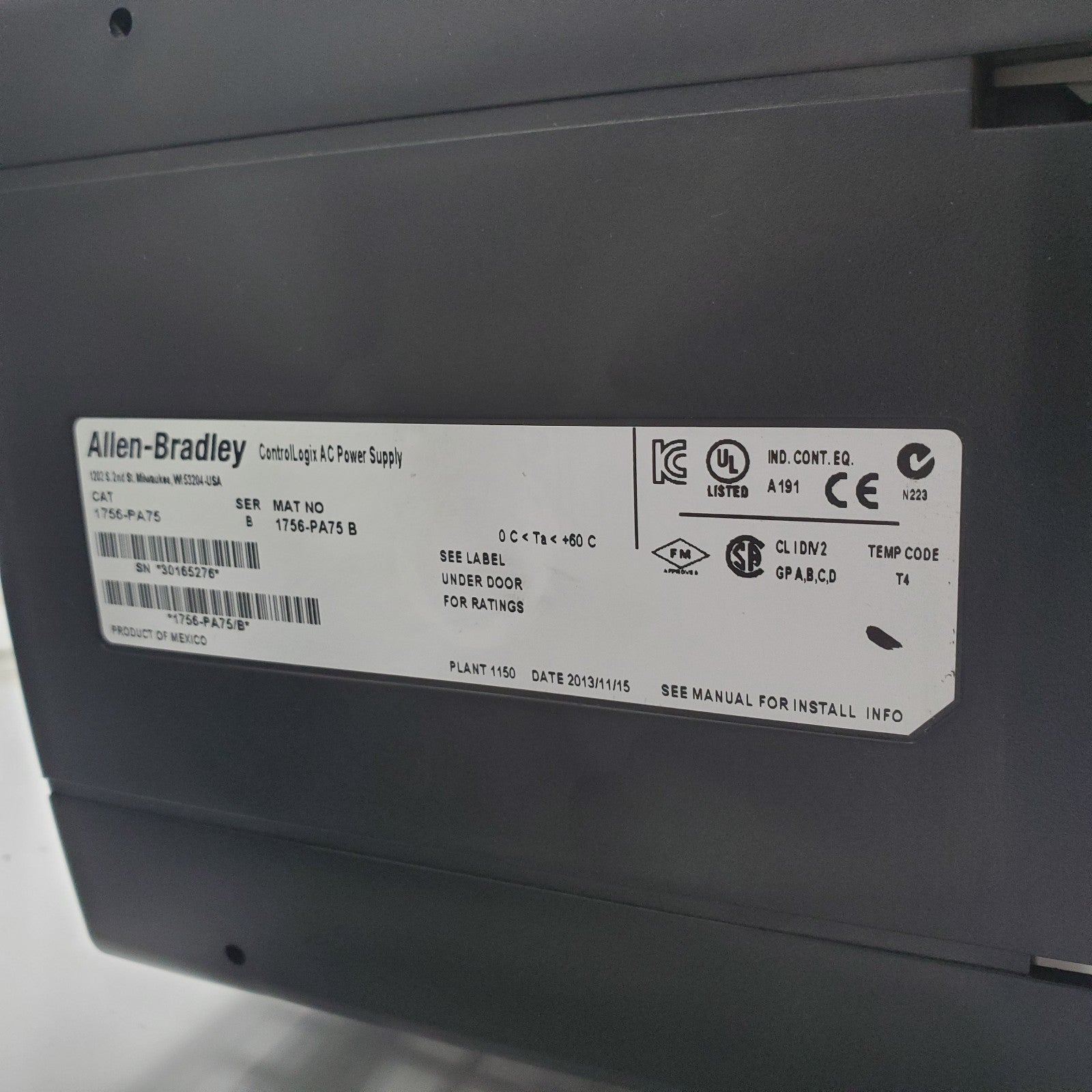 Allen Bradley Control Logix5572 Bundle Keys | EtherNet/IP & DC Modules *READ4