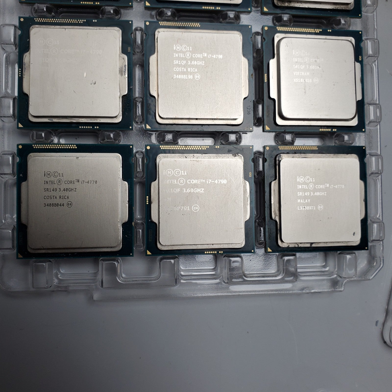 (Lot of 118) Intel 4th Gen Core i3 i5 i7 Desktop CPUs – Mixed Processor Lot READ15