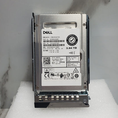 N85XX Dell 3.84TB SAS 12Gb/s Read Intensive 2.5in SSD 0N85XX KPM5XRUG3T84 W/Tray0