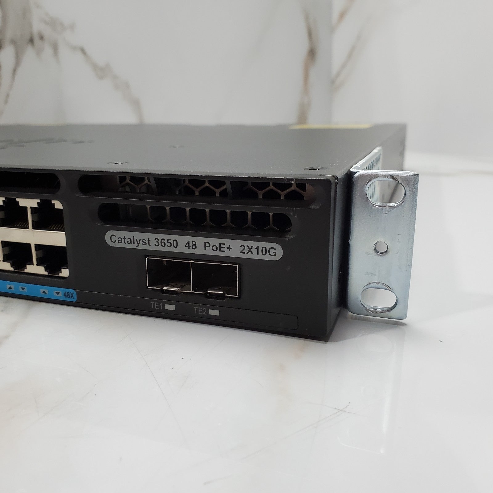 Cisco WSC365012X48FDS 2x 10G 3650 48x PoE+ Switch w/ Dual 1100W PSU3