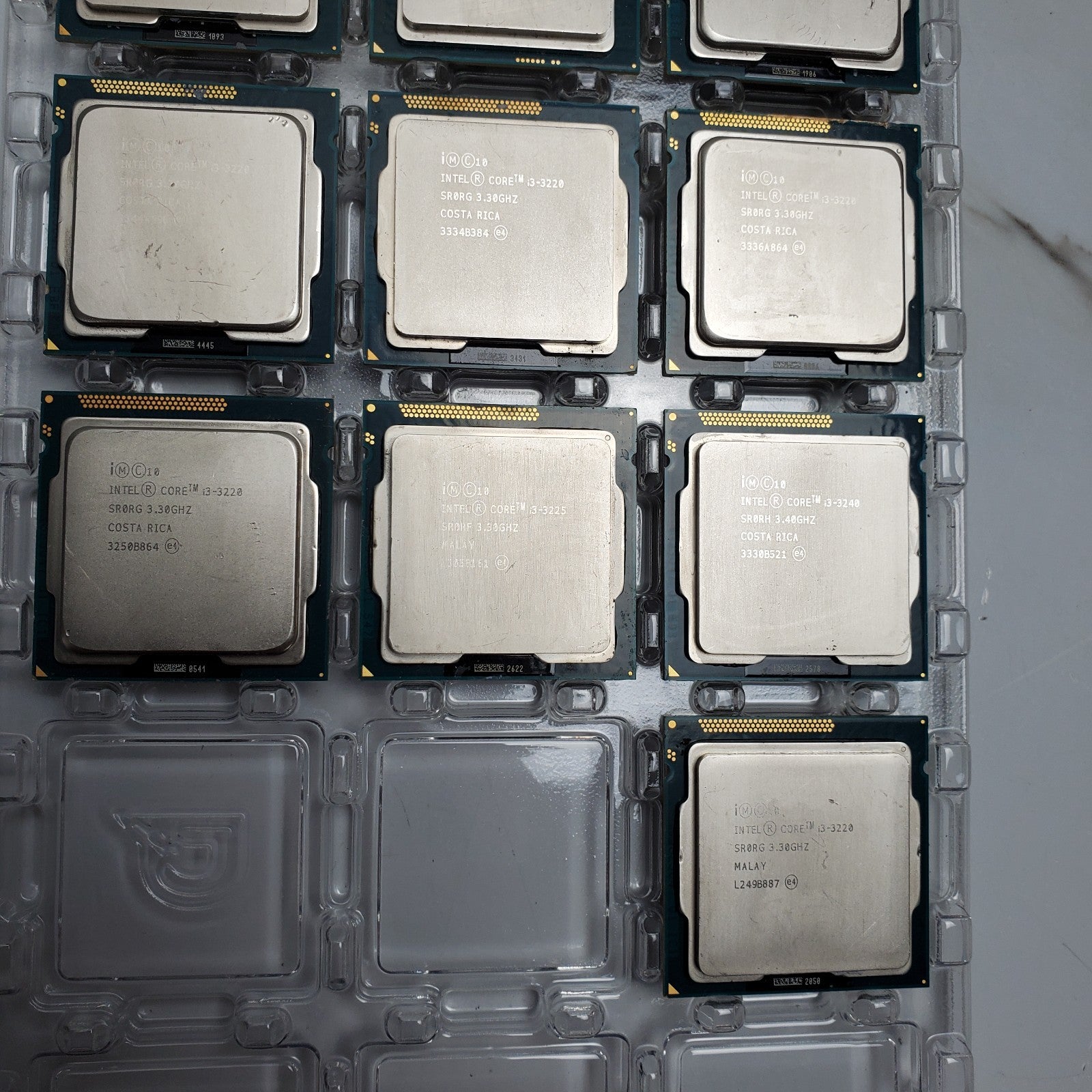 (Lot of 90) Intel 3rd Gen Core i3 i5 i7 Desktop CPUs – Mixed Processor Lot READ7