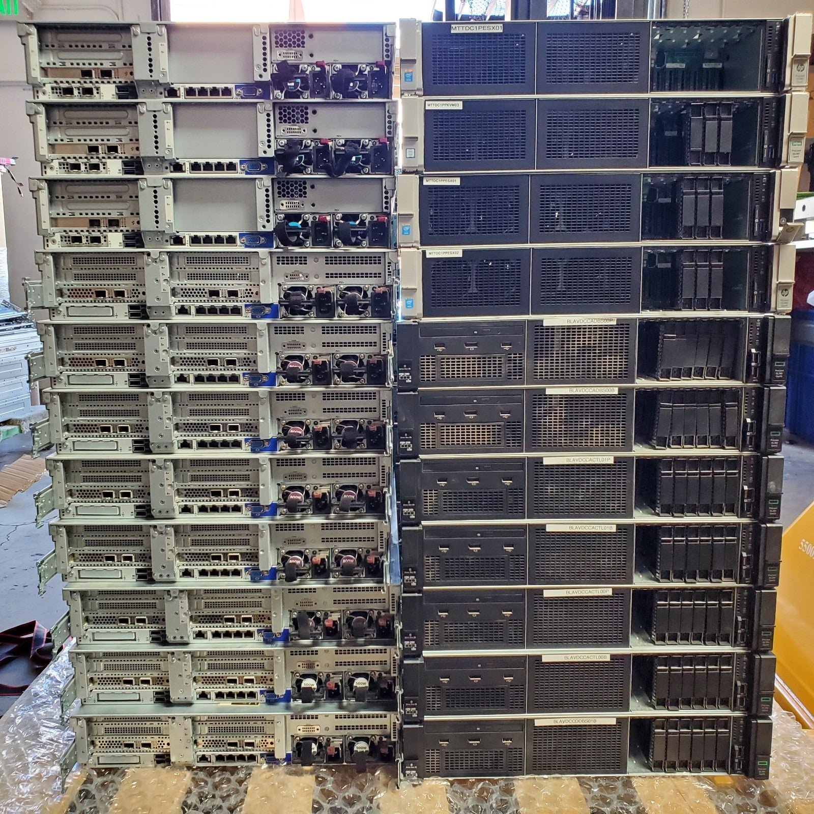 (Lot of 22) HP ProLiant DL380 G9/G10 Chassis W/CPU/PSU *Read Description*8