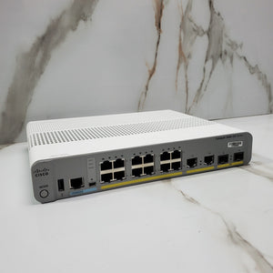 Cisco WSC3560CX12TCS 12 Port IP Data IP Base Ethernet Network Switch 12 GE0