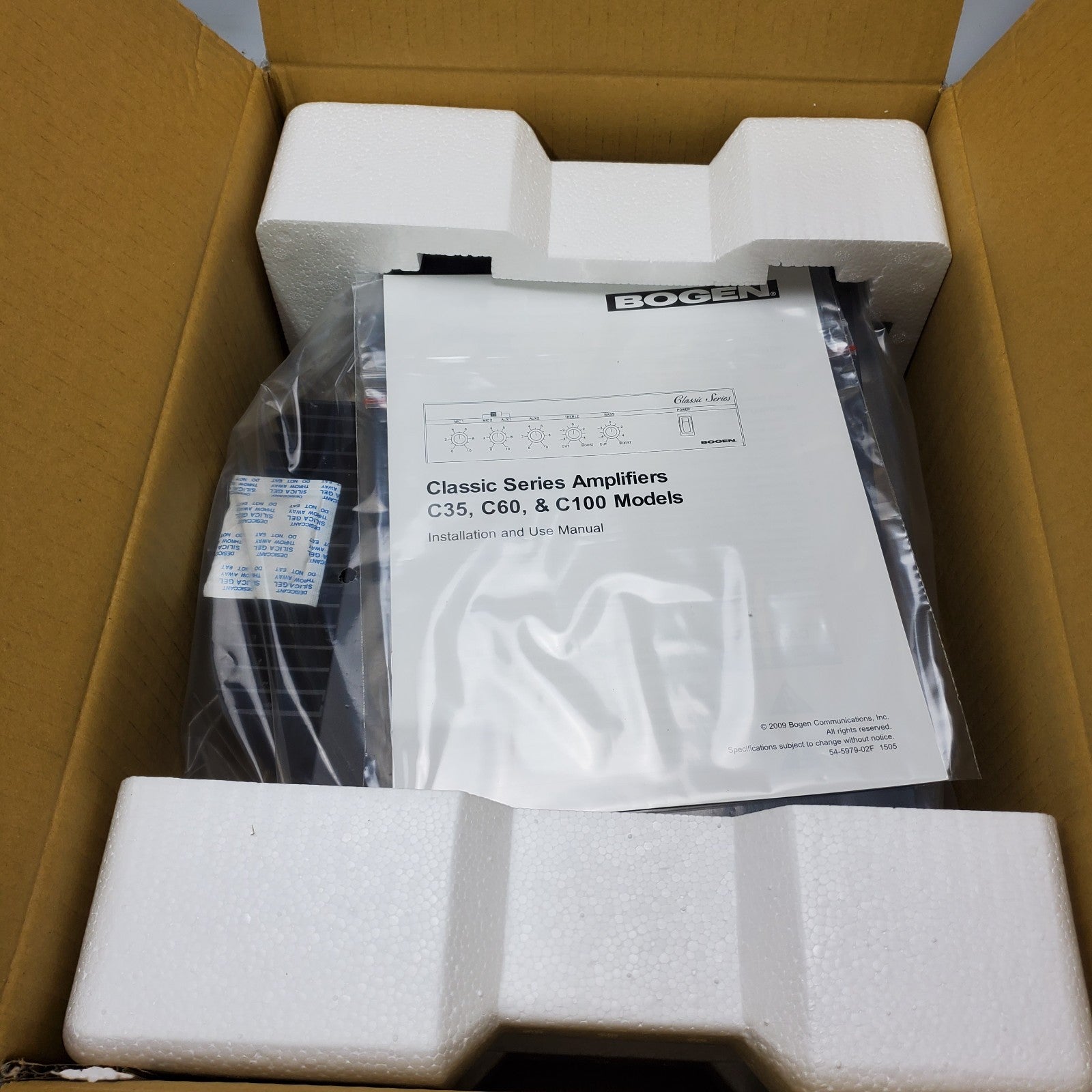 Bogen Communications C 100 Classic Series Amplifier New Open Box2