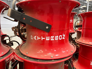 (16x) Patterson 14" High Velocity Fans Industrial Shop Bright Red Color1