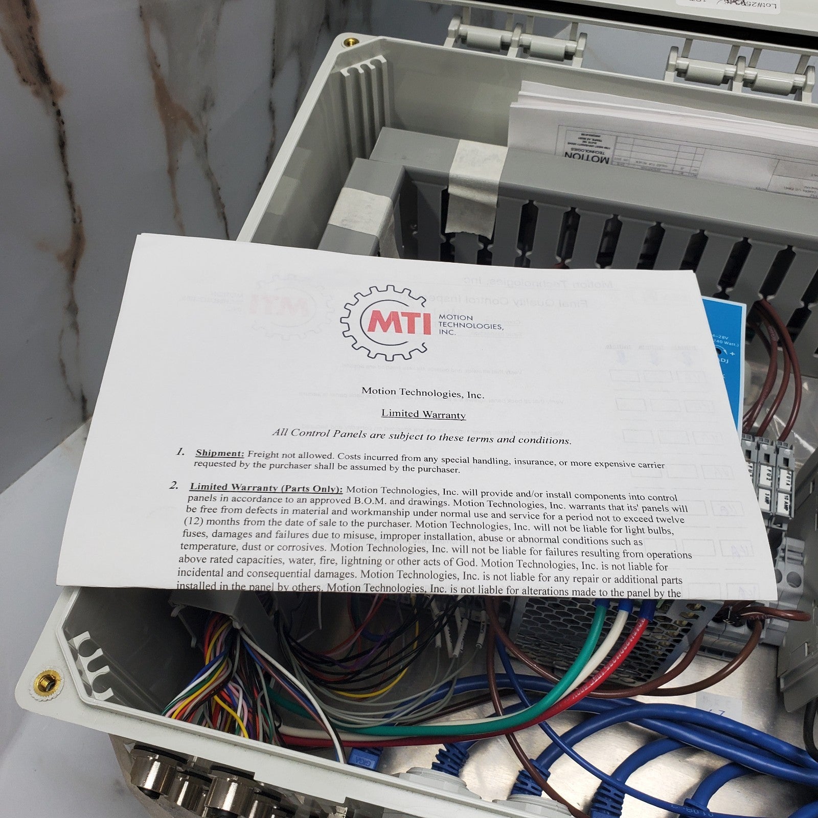 Cognex LGM-PNL-06-110-US 820-10201-1R 6 Cam I/O Power Box Shipping Tunnel4