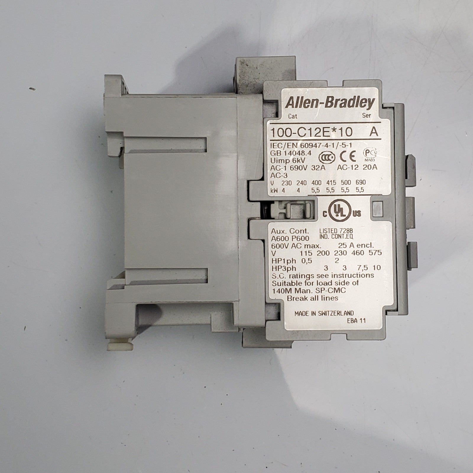 (Lot of 20) Allen Bradley 100C12E*10 Contactor Series A2