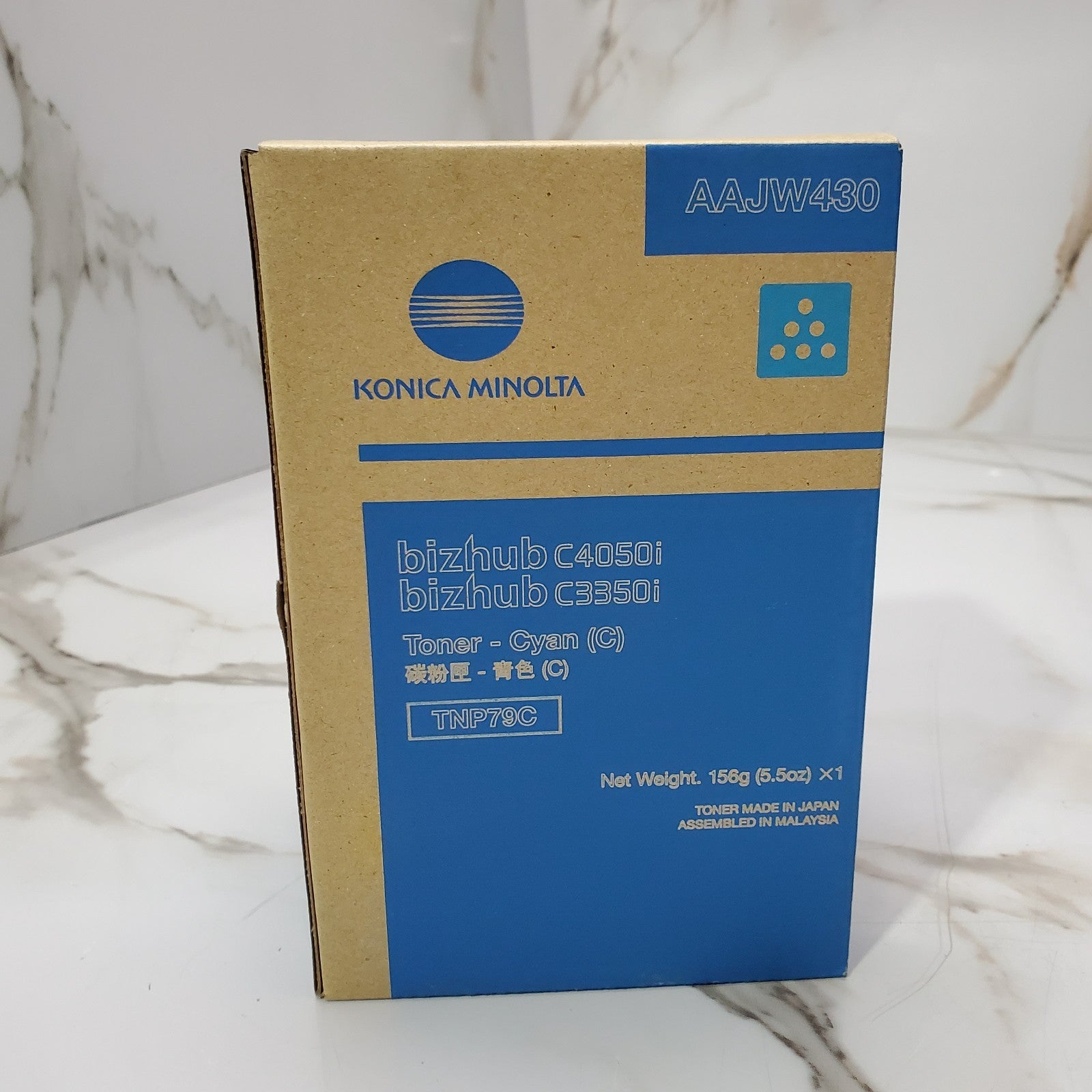 Genuine Konica Minolta TNP79C Toner Cartridge Cyan AAJW430 NEW1