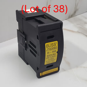 (Lot of 38) BUSS JT60060 FUSE HOLDER 3560 AMP 600 VAC0