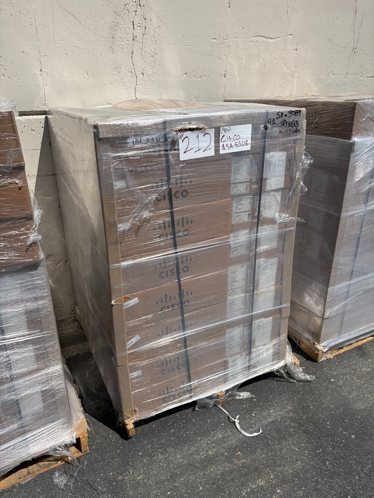 40x ASA5508-K9 CISCO ASA 5508-X Security Appliance with FirePOWER Services0