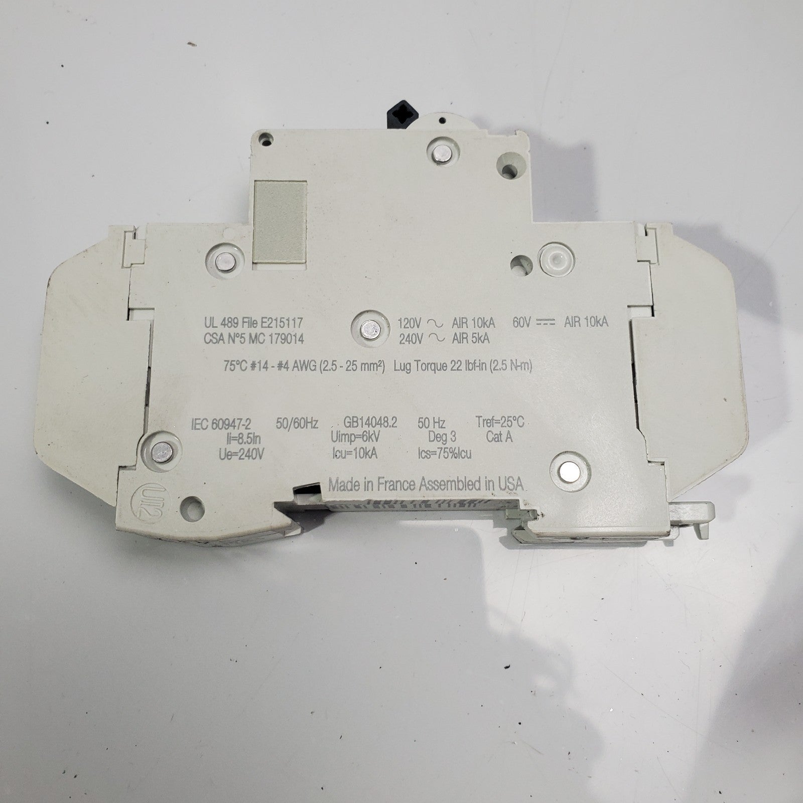 (Lot of 27) Schneider Electric 60106 Circuit Breaker Multi 9 C60 5A 240V 1Pole3