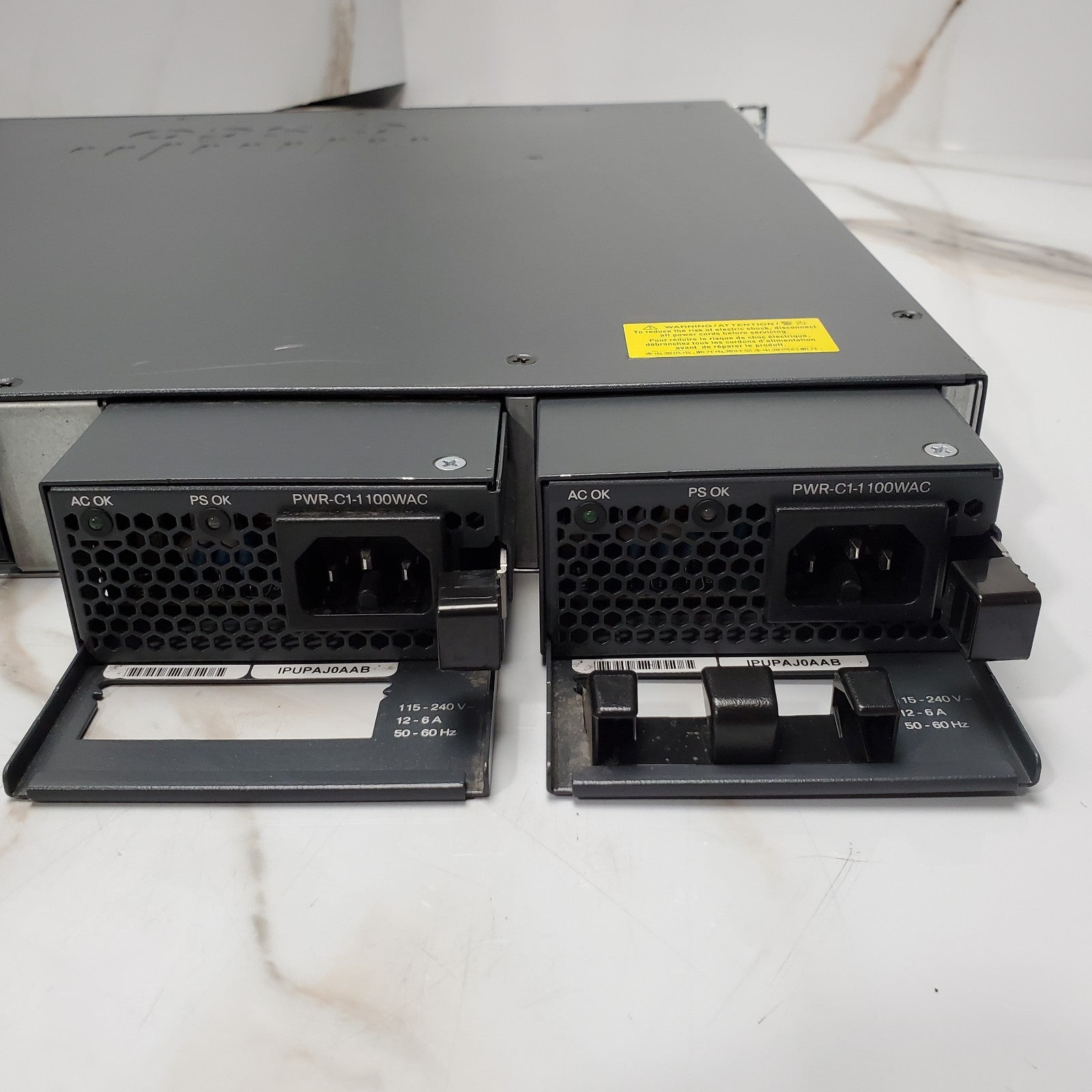 Cisco WSC365012X48FDS 2x 10G 3650 48x PoE+ Switch w/ Dual 1100W PSU7