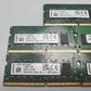 (Lot of 5) Mixed 16GB Ram (DDR4-3200) SODIMM Memory Kingston/Micron2