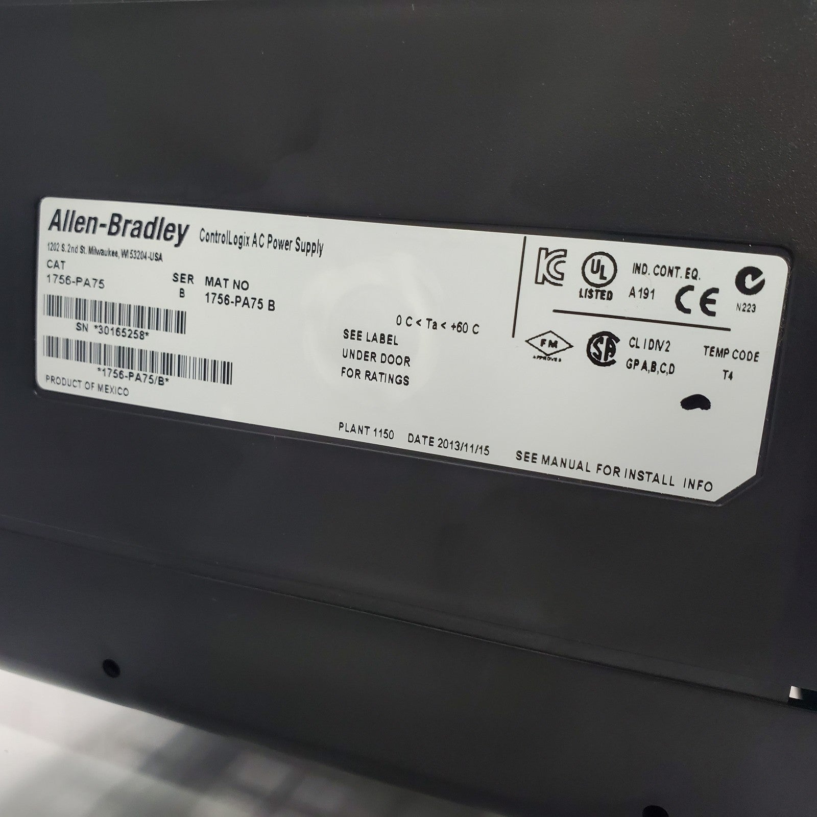 Allen Bradley Control Logix5572 Bundle Keys | EtherNet/IP & DC Modules4