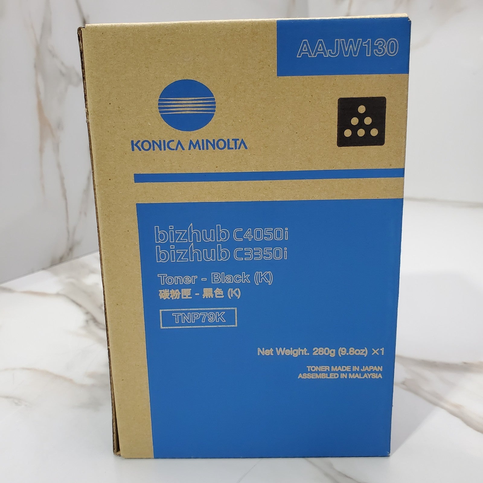 Genuine Konica Minolta TNP79K Black Toner Cartridge AAJW130 NEW1