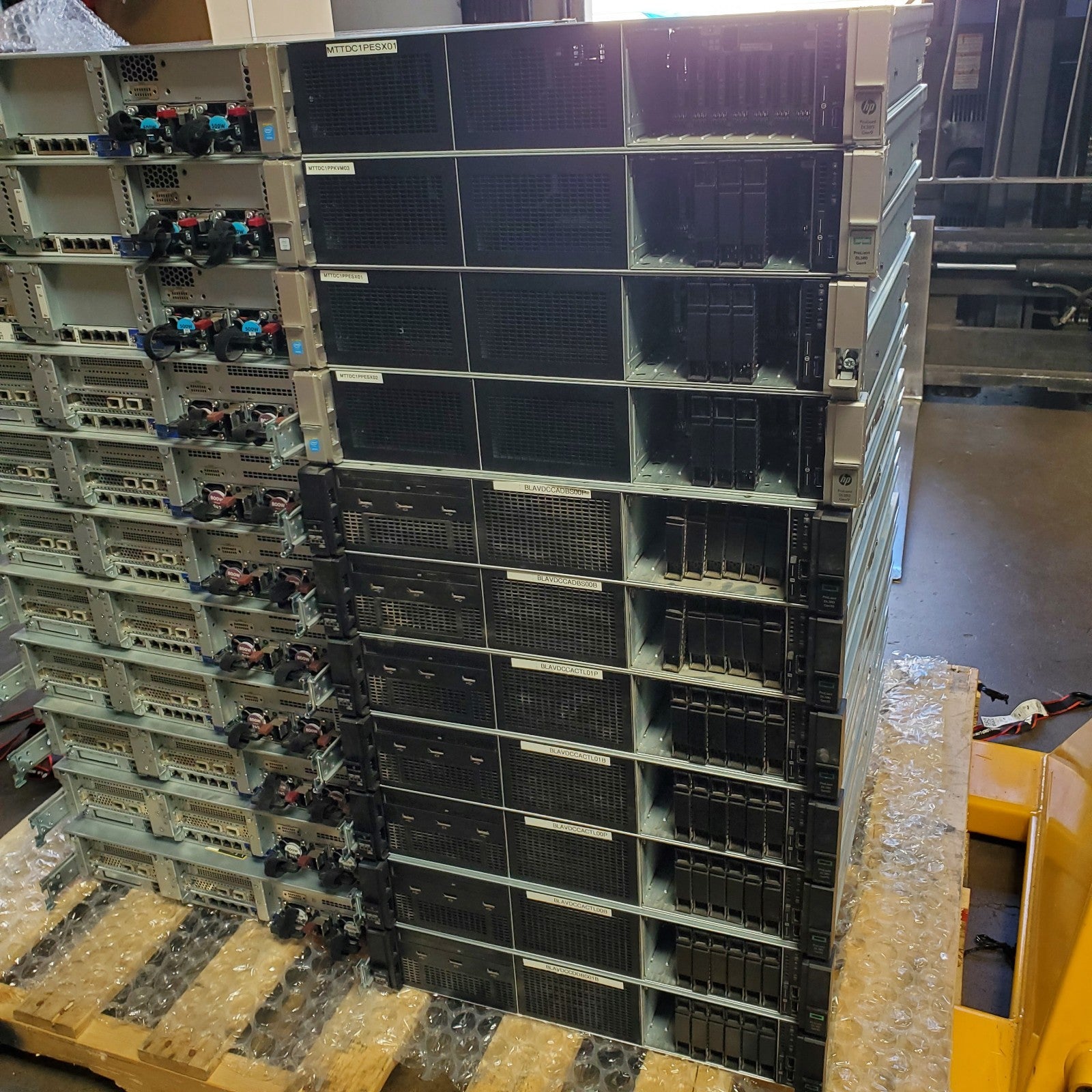 (Lot of 22) HP ProLiant DL380 G9/G10 Chassis W/CPU/PSU *Read Description*11