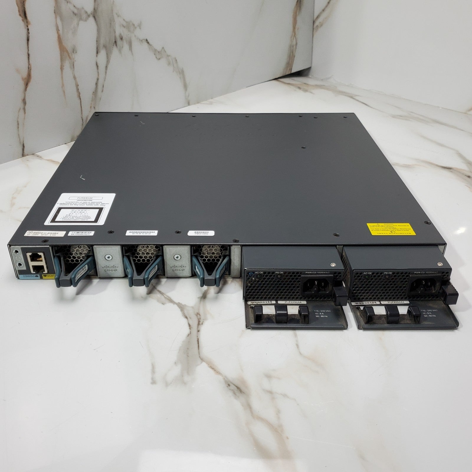 (Lot of 6) Cisco WSC365048FWDS 48 Port FPoE 2X10G Gigabit Switch7