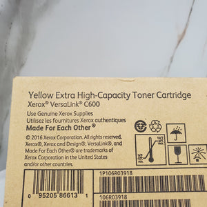 Genuine Xerox Toner 106R03918 Yellow Extra High Capacity1