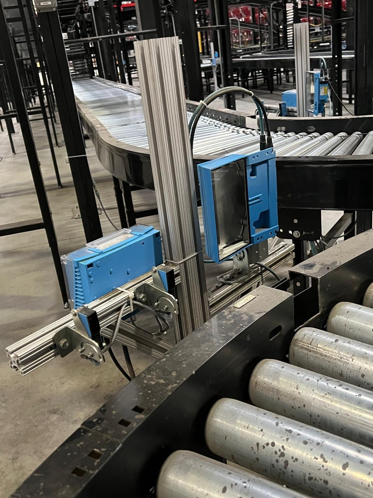 12 SICK CLV6300120 Barcode Systems w/ CDM4200102 & WL183P4305