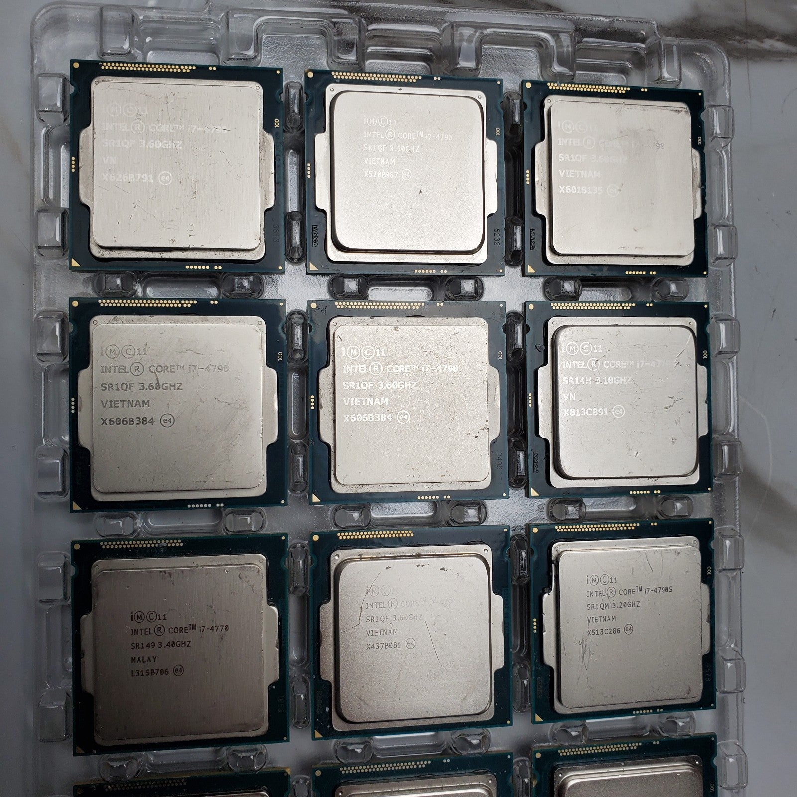 (Lot of 118) Intel 4th Gen Core i3 i5 i7 Desktop CPUs – Mixed Processor Lot READ13