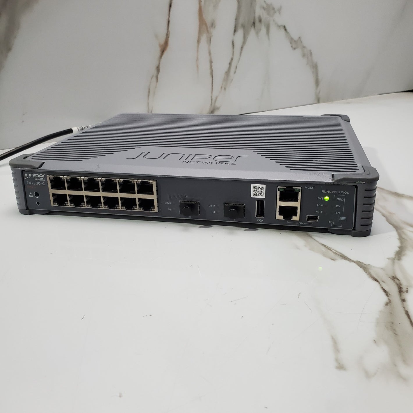 Juniper EX2300 12Port Gigabit PoE+ Managed Network Switch EX2300C12P0