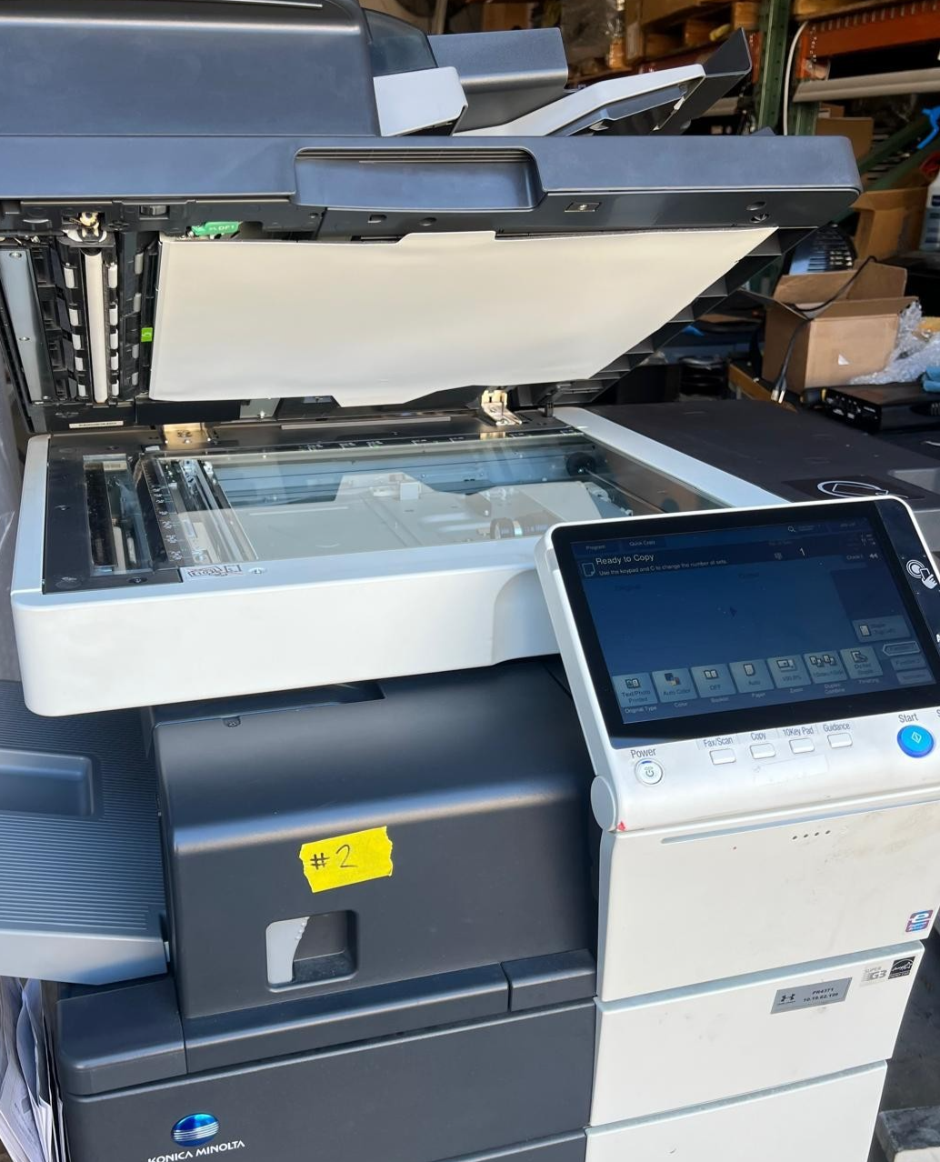 Konica Minolta bizhub C458 Color Copier/Printer/Scanner Low Meter 81K | 20185