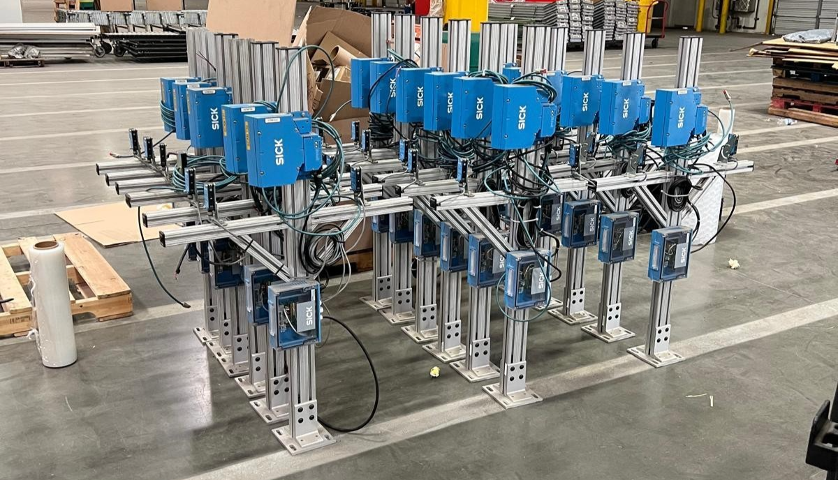 12 SICK CLV6300120 Barcode Systems w/ CDM4200102 & WL183P4300
