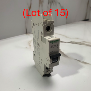 (Lot of 15) SCHNEIDER ELECTRIC 60112 C60 15A Multi 9 CIRCUIT BREAKER0