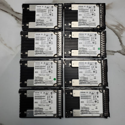 (Lot of 8) Toshiba SSD PX05SRB384 3.84TB SAS 12Gbps 2.5" Server *Read Desc*0